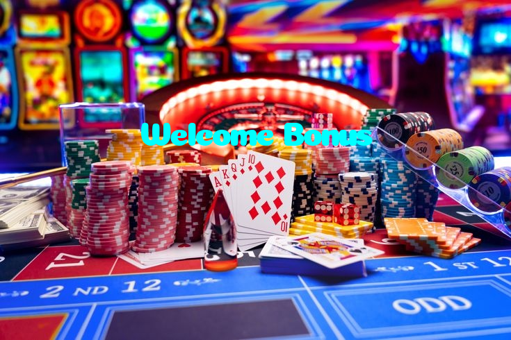 Welcome Bonus casino presented on mobile device in Pakistan with slots and live games